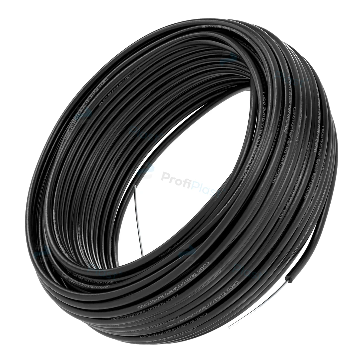 Cabo subterrâneo 2,11 mm na cor preta