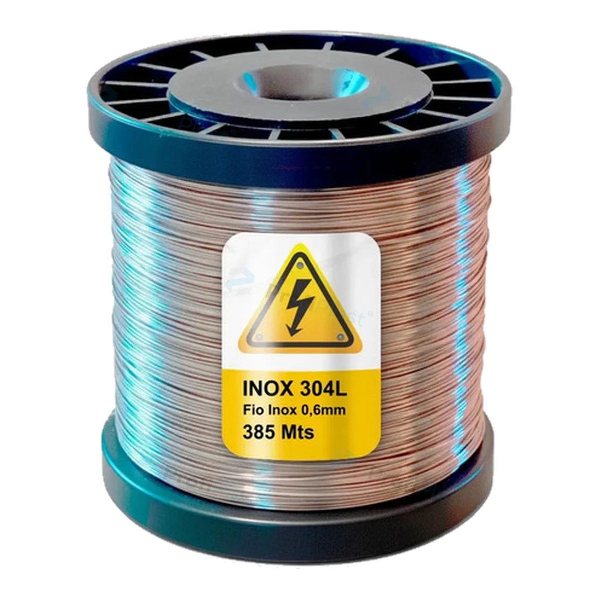 Fio inox 304L 0,60 mm na cor prata