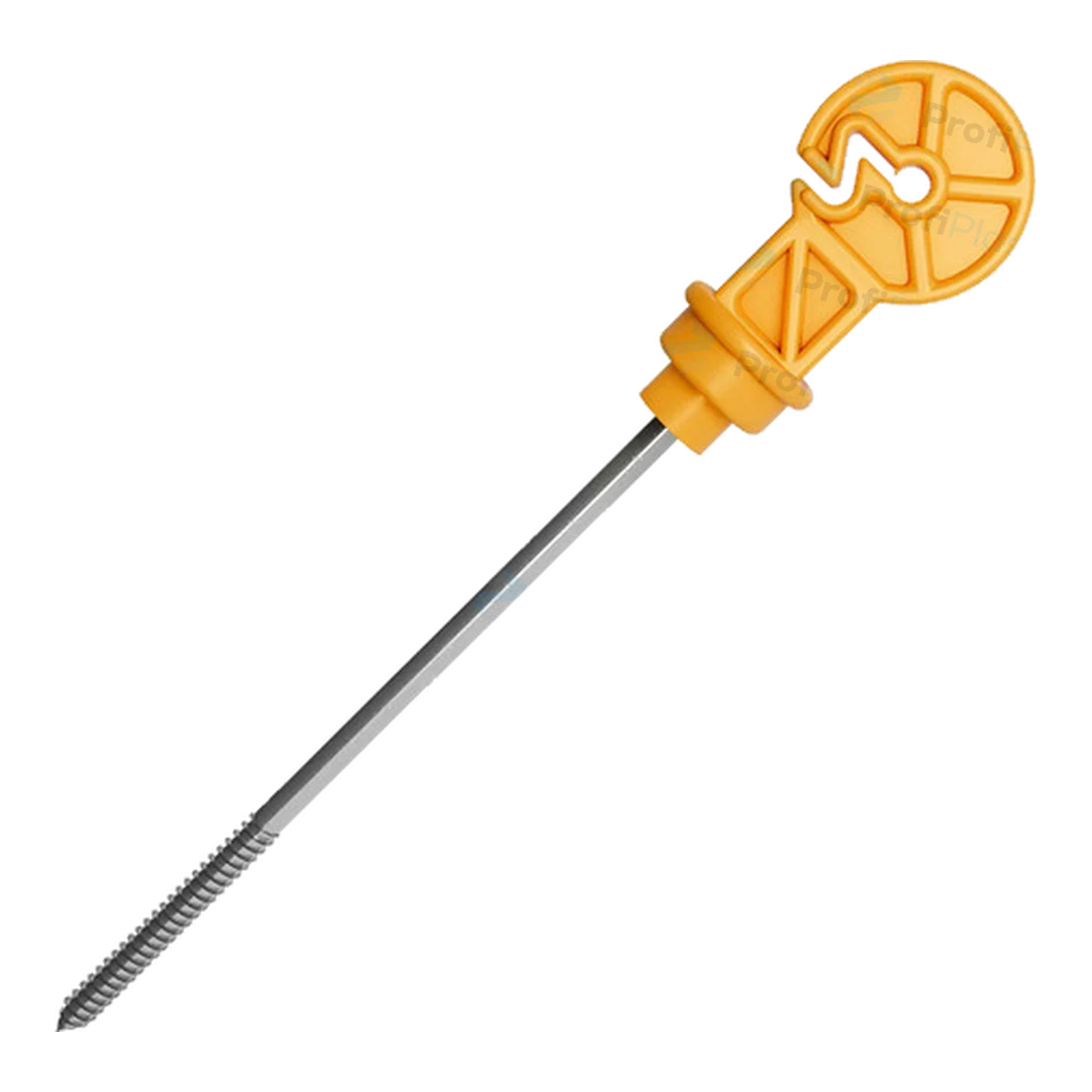 Isolador gancho Z 20 cm na cor amarela