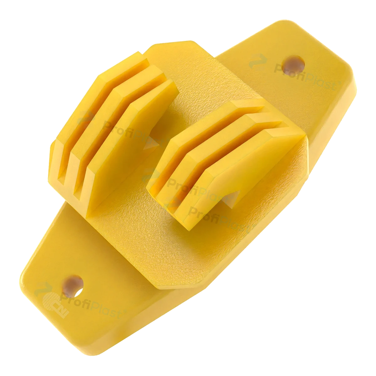 Isolador W reforçado 80 mm na cor amarela