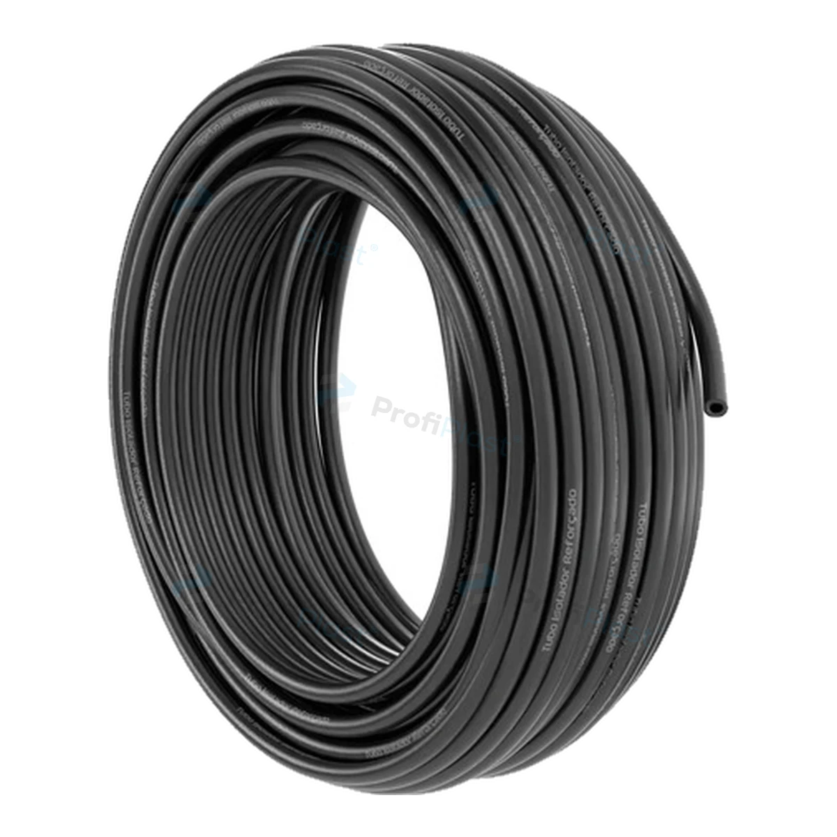 Tubo isolador 1/2 polegada na cor preta